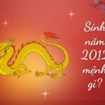 Sinh Năm 2012 Mệnh Gì