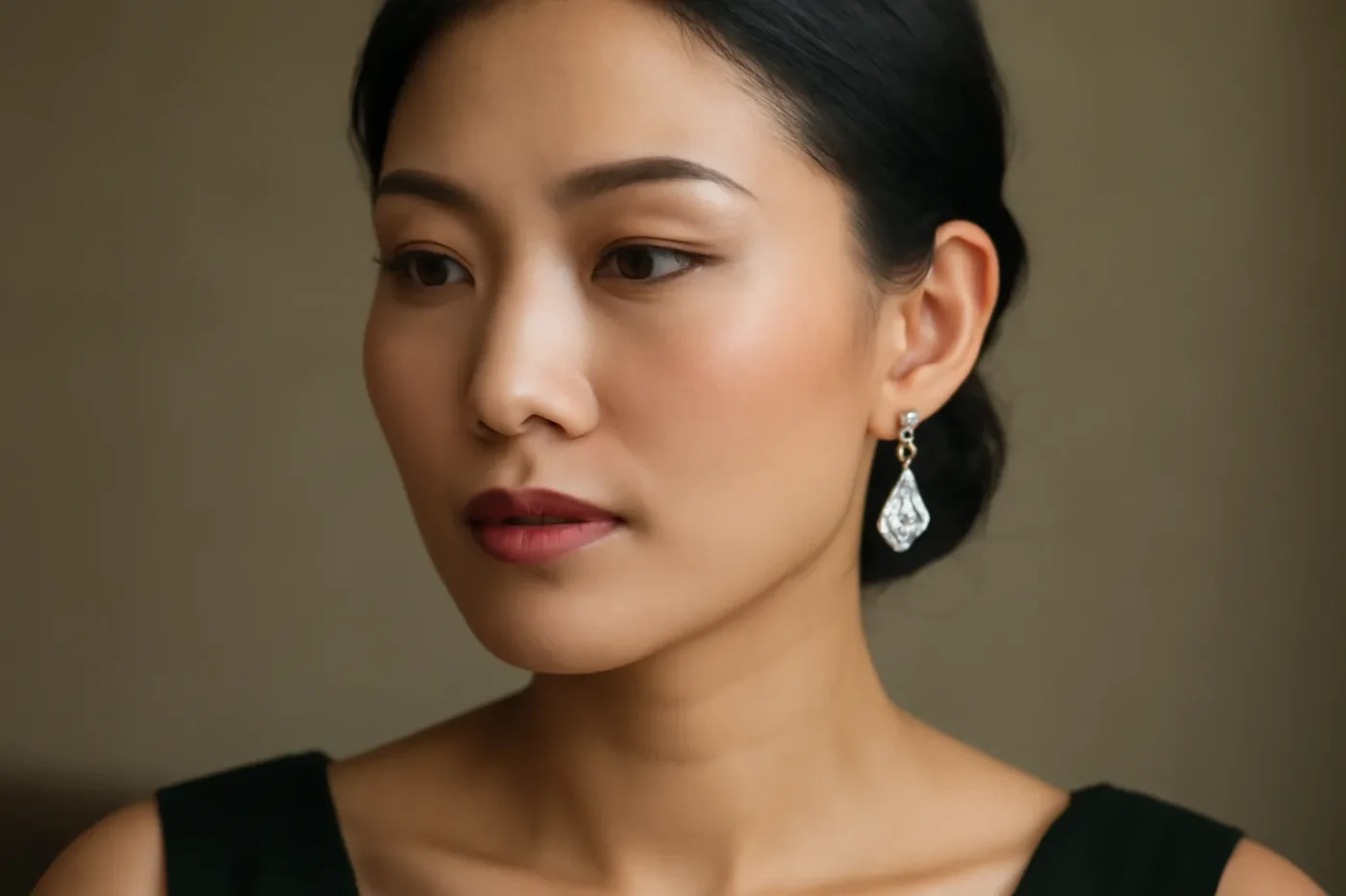 Bông tai kim cương sang trọng cho nữ